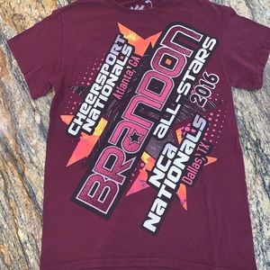 Brandon Allstars Nca and Cheersport t-shirt